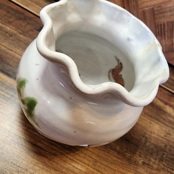 Studio Art Pottery Votive Candle Holder Trees Water and Loon Cut Outs Home Decor - Picture 4 of 10